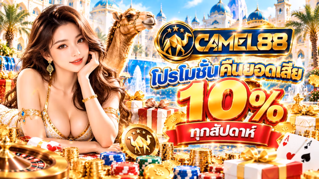 โปรโมชั่นคืนยอดเสีย 10% ทุกสัปดาห์